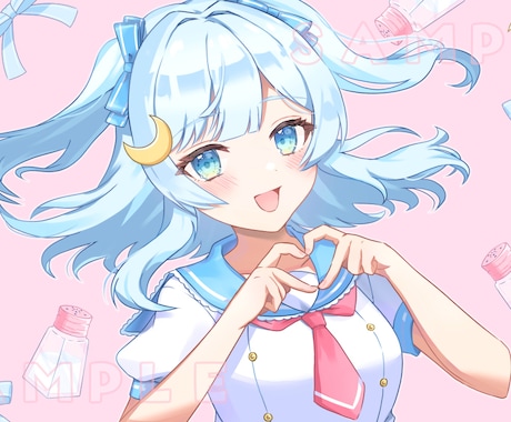 一枚絵描きます SNS・配信・グッズなどに使いやすいイラストを仕上げます！ イメージ1