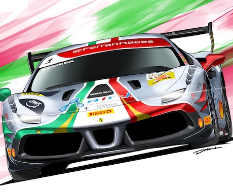 高クオリティの車のイラストを作成いたします イメージ1