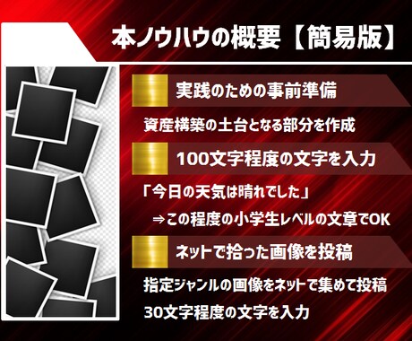 画像投稿で資産を構築する”投げ釣り”手法教えます 集客も文章力も不要…弱者のためのズル過ぎる裏スキーム イメージ2
