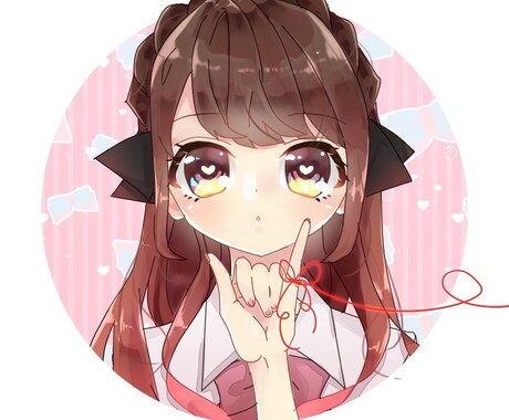 ペアアイコンお描きします カップル、友達同士などおそろいのアイコンにしてみませんか？ イメージ2