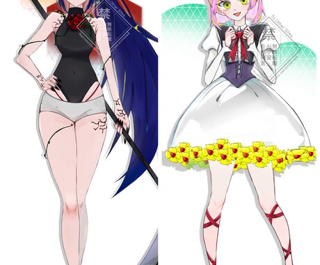 貴方だけの個性ある立ち絵、描きあげます TRPG、IRIAM、キャラデザまで承ります！ イメージ2