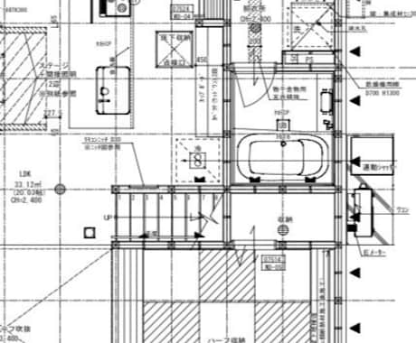 JWCADを使って建築図面を作成します 現役設計士がラフ図をCAD図面化します。 イメージ2