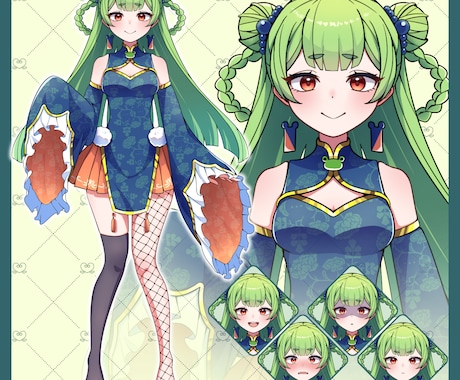 サムネイルや歌ってみた、立ち絵等をお描きします 動画や配信などに！目を引く可愛いキャライラストが得意です！ イメージ1