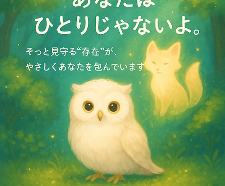 そばにいる“見えない存在”を、やさしく言葉にします 守ってくれている存在からのメッセージ、受け取ってみませんか？ イメージ2