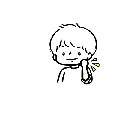 1000円でシンプルゆるかわイラストお描きします イラストレーターのイラストを低価格でアイコン等に！ イメージ2