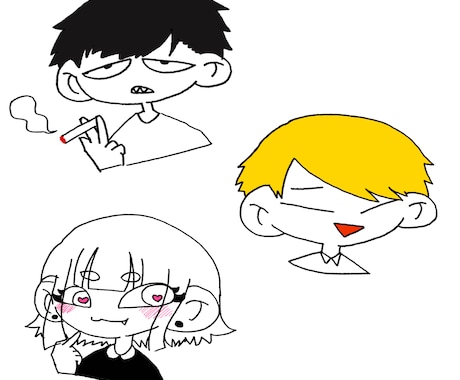 ポップなオリジナルイラスト作成します アニメキャラなどを落とし込んで唯一のイラストに！ イメージ2
