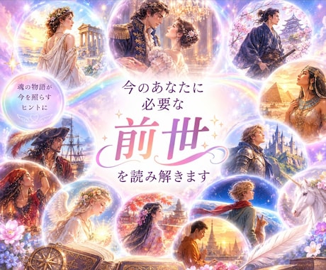 前世から今につながる魂の物語を読み解きます アカシックレコードへ行き、前世のページを開きます イメージ1