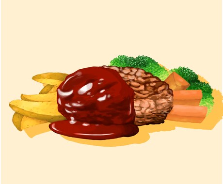 商用無料！あったか可愛い料理イラストお描きします あなたの“おいしい”をイラストで再現！ イメージ2