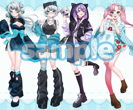 IRIAMなどで使える立ち絵作成します 現役ライバー多数‼️参考画像あり。IRIAMver.3対応 イメージ2