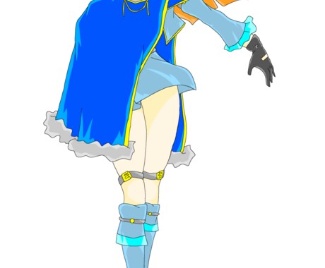 騎士の女性となっています 騎士＋女性＋巨乳のキャラデザとなっております。 イメージ1