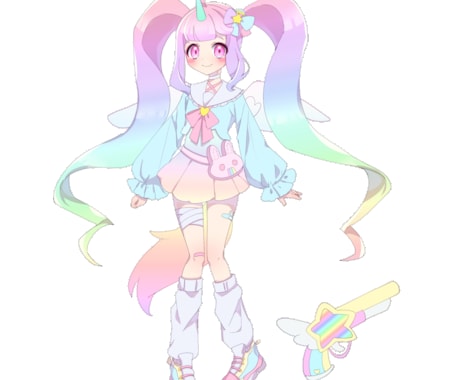 イラスト制作＆高クオリティでキャラデザします アニメ絵で幅広く一般受けする絵柄！女、男、人外、マスコット イメージ2