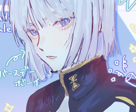透明感◎SNSアイコン制作します 最短5日〜かわいい系から不穏まで◎ イメージ2