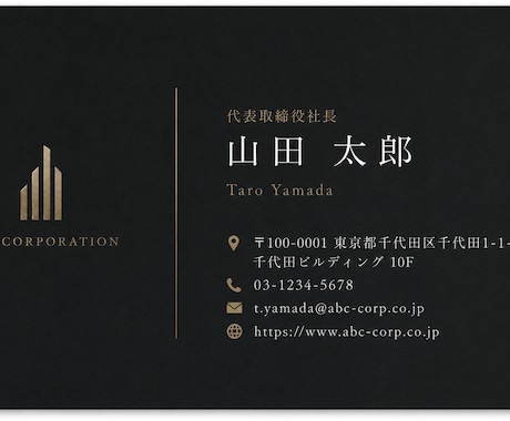 自分だけのオリジナル名刺デザイン作成ます イメージ1