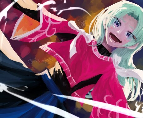 厚塗りで動画サムネ〜SNS用イラスト描きます 質感にこだわった厚塗りイラスト描きます！ イメージ2
