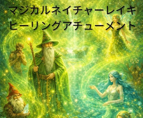 マジカルネイチャーレイキを伝授します 聖なる地球との繋がりを強め、貴方のスピリチュアル的成長を促す イメージ1