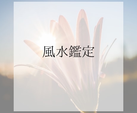 中国伝統風水と九星気学で自宅を鑑定します ☆運気を上げたい、家族と幸せになりたい方向け イメージ1