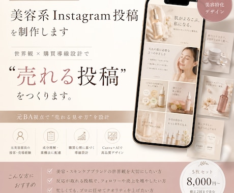 元BAが美容EC画像制作します 美容ブランド専門の世界観と購買導線設計 イメージ1
