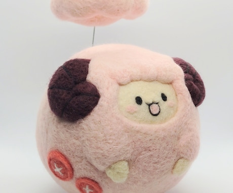 羊毛フェルトであなただけの作品作ります オリジナルキャラクターを