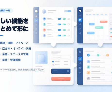 WordPressを業務システム化します 会員制・決済・予約など、やりたいことを形に イメージ2