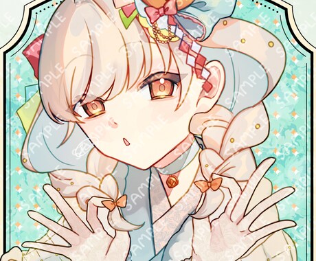 鮮やかでかわいい頭身イラストをお描きいたします 立ち絵、一枚絵等描きます！動画やSNS,グッズ用などに イメージ1