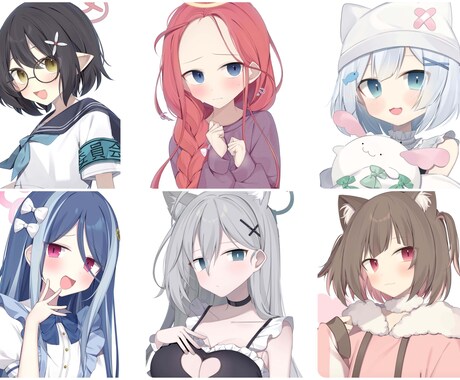 可愛くて映えるSNSアイコン描きます 【最短4日で納品可能】可愛くて早く欲しい人におすすめ イメージ2