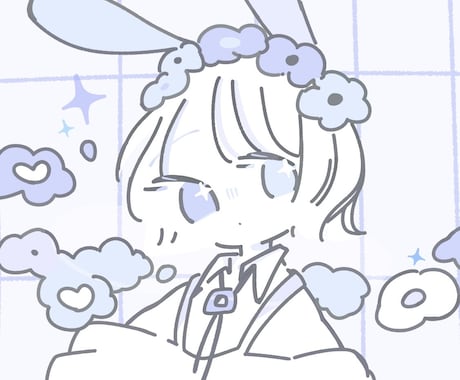 最短即日お届け!自分らしいシンプルイラスト描きます 私だけの線でオリジナリティのあるシンプルイラスト イメージ2