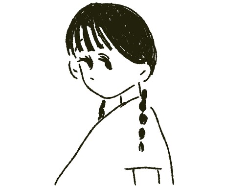ゆるいイラストのアイコンを作成します 日常使いしやすい女性のイラストのアイコンです。 イメージ2