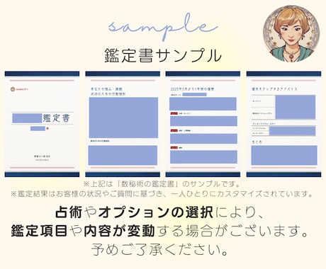 モニター価格、鑑定書付き数秘術で占います 鑑定書付き！初出品のためモニター価格！ イメージ2
