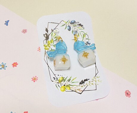 オリジナルアクセサリーをお作りします アクセサリー好きな方自分好みのイヤリングやピアスが欲しい方へ イメージ2