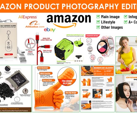 英語版 アマゾンの画像作ります product images 5～7pack イメージ1