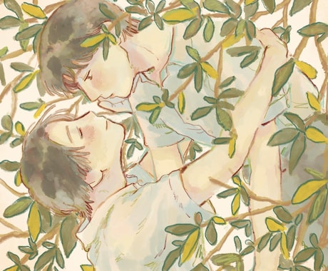 美少年、イケメン描きます 儚げで美しいイケメンお任せ下さい。様々な絵柄対応します イメージ2