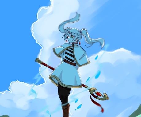 透明感のある綺麗なイラストを制作します ふわっと甘くて、ずっと眺めたくなる一枚を。 イメージ2