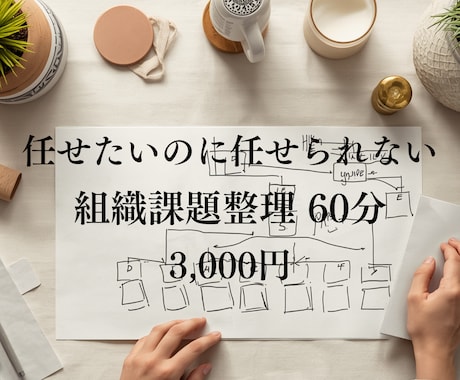 任せたいのに任せられない原因を整理します 判断が集中する原因を整理します イメージ1
