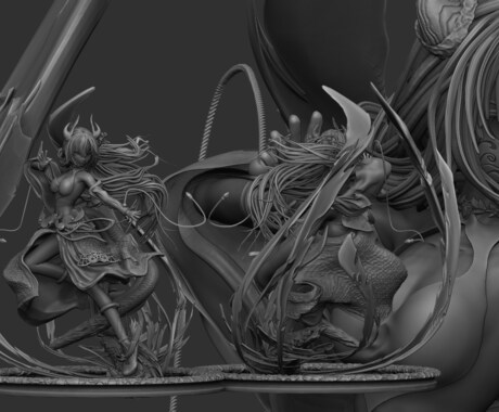 3Dプリンターで色んなものを作ります あなたの作りたいものをZbrushで形にさせてください。 イメージ2