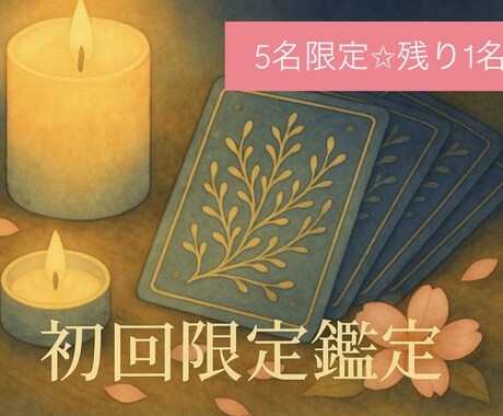 初めての方5名(残1名)限定✴︎お試し鑑定します タロット×オーラで今必要なメッセージをお届け イメージ1