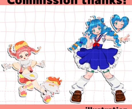 あなたのマイキャラ、うちの子を可愛く描きます IRIAM、Vtuberなど配信をされてる方にもおすすめ！ イメージ2