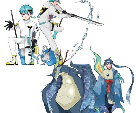 最短3日！商用可！TRPGなどの立ち絵描きます 急な卓に！卓修羅に！早めの納品ならココ！ イメージ2