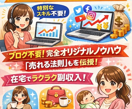 簡単！SNSでのでアフィリエイト副業を教えます 簡単にアフィリエイトの収益をSNSのみで運用します。 イメージ1