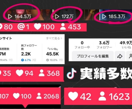 本気のTikTokアカウント運用1ヶ月行います 【安心の24時間対応可能】バズるTikTok運用！ イメージ2