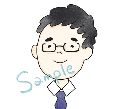 似顔絵アイコン描きます SNSなどにどうぞ♪優しいテイスト イメージ2