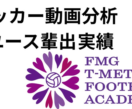 サッカー動画分析｜試合・練習を徹底解説します 指導歴18年｜動画分析でJユース輩出 イメージ1
