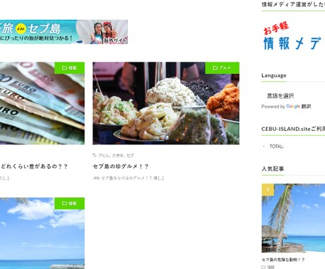 情報メディアサイトを制作します 情報メディア運営をしたい方、副業したい方にオススメ！ イメージ2
