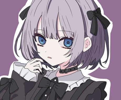 SNS,動画配信等で使えるイラスト作成します 地雷系、サブカル系、ポップ系など色々な要望にお応えします! イメージ2