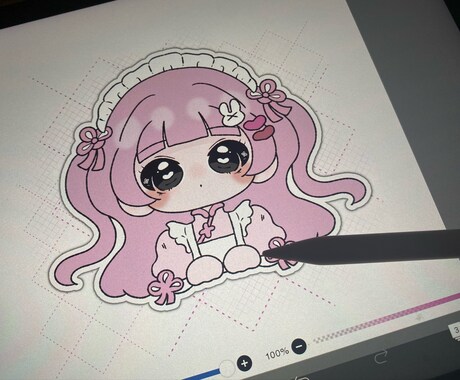 SNS用のアイコンを描きます ゆるゆるミニキャラ作成致します イメージ2
