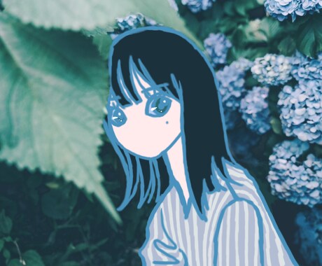 お持ちの写真の人物だけイラスト化します 写真の魅力はそのままで楽しめる、なんだか新しい絵との融合 イメージ2