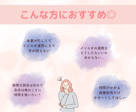あなたのInstagram運用代行いたします 本業に集中したい方に！画像作成も投稿もお任せください◎ イメージ2