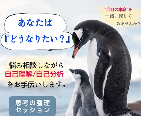 あなたが『本当はどうしたいのか』を一緒に考えます 自分の本音はどうなのか、少し考えてみませんか？ イメージ1