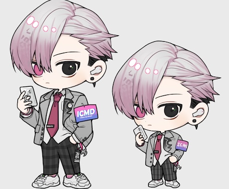 ミニキャラ絵を制作します 2～3等身のミニキャラが得意です！ イメージ2