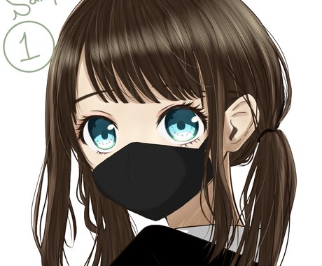 お好みの絵柄でイラスト、アイコン描きます sampleの中からお好みの絵柄を選んで下さい ！ イメージ2