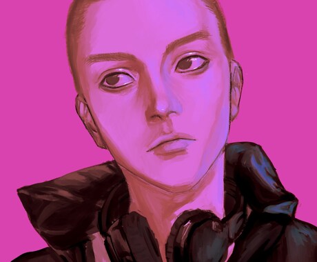 人物イラスト作成します 厚塗り調の個性的なイラスト*サムネイルやジャケットに イメージ2